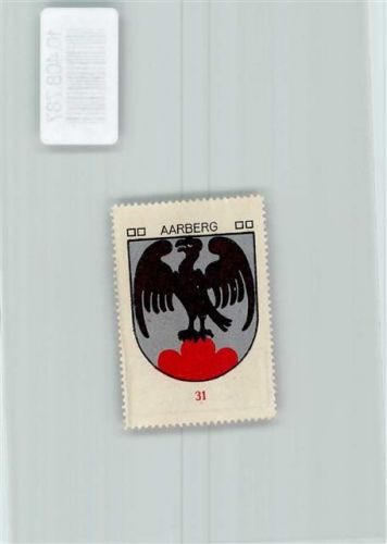 3270 Aarberg - Vignette Wappen Kaffee Hag ca 1920-1940 Adler