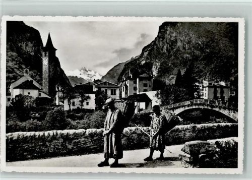 6676 Bignasco - Bauern mit Rückenkörben