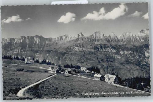 8898 Tannenboden Flumserberg - Tannenbodenalp mit Kurhäuser