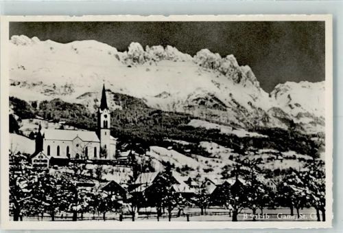 9473 Gams - Kirche Winter