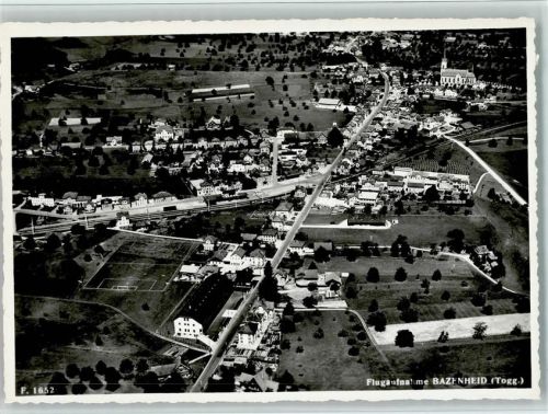 9602 Bazenheid - Toggenburg Flugaufnahme Sportplatz