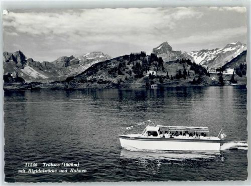 Trübsee - Boot Rigidalstöcke Hahnen