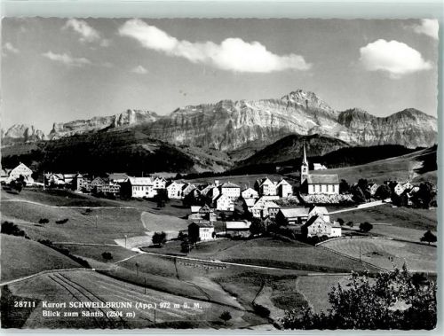 9103 Schwellbrunn - Säntis