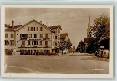3762 Erlenbach im Simmental 1928 - Conditorei & Bäckerei - Verlag guggenheim Nr. 17641 B