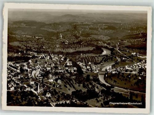 9220 Bischofszell 1938 Foto AK Fliegeraufnahme