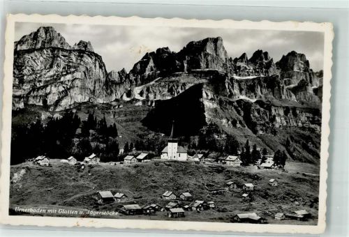 8751 Urnerboden Foto AK Glatten Jägerstöcke