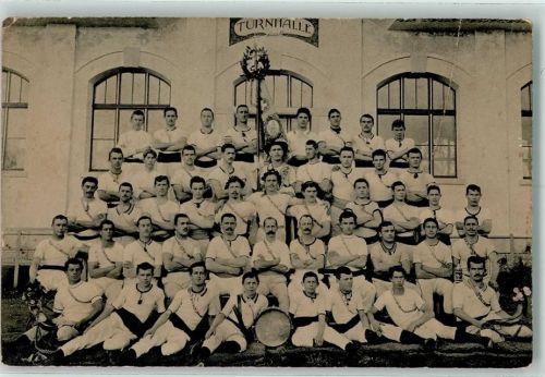 8620 Wetzikon ZH Gebrauchsspuren Gruppenfoto Männer Turnhalle Foto