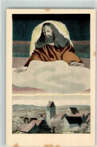 3123 Belp - sign. Rüegg Religiöses Bild Christi Serie Nr. 17 Ort lt. Verlag