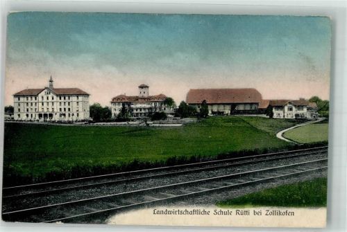 3052 Zollikofen 1914 Foto AK Landwirtschaftliche Schule Rütti