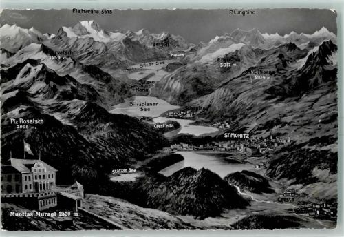 Muottas Muragl - Vogelschau