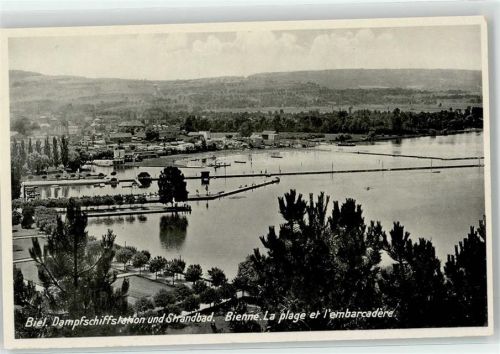 3989 Biel VS - Dampfschiffstation und Strandbad