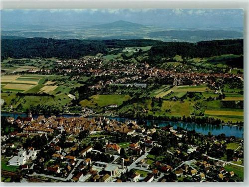 8253 Diessenhofen - Fliegeraufnahme Blick auf Gailingen