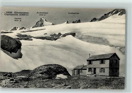 Claridenhütte - Clariden Bocktschingel Teufelsstöcke Hüttenstempel