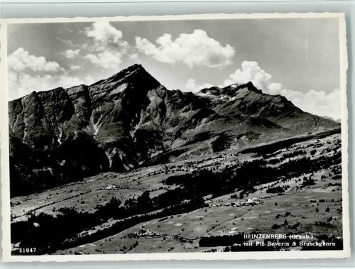 7428 Tschappina - Heinzenberg Piz Beverin und Bruschghorn