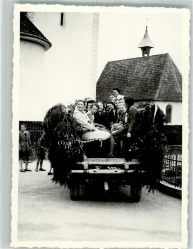 9545 Wängi 1947 Foto AK Kirche Ort handschriftlich