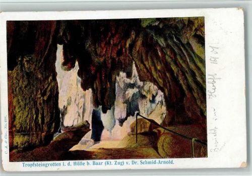 6340 Baar - Tropfsteingrotten in der Höle bei Baar