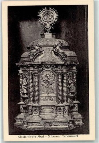 5630 Muri AG - Klosterkirche Silberner Tabernakel