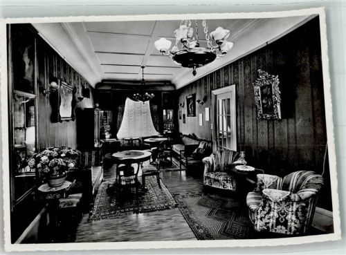 8265 Mammern Foto AK Hotel Kuranstalt Salon