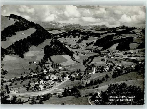 9125 Brunnadern - Blick zur Säntiskette