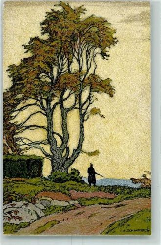 1884 Villars-sur-Ollon 1916 - sign. E.E. Schiatter Soldat