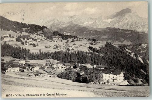 1884 Villars-sur-Ollon 1914 - Chesiéres Grand Muveran