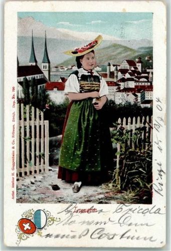 1904 - Luzerner Trachtenfrau