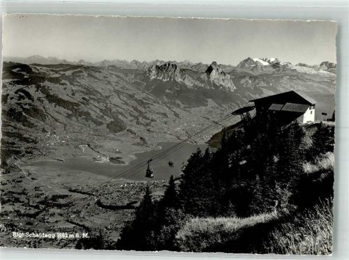 6410 Rigi Scheidegg Foto AK Seilbahn