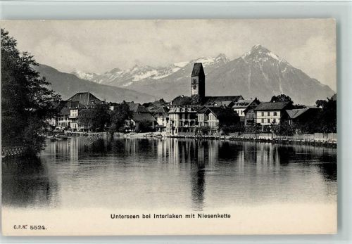 3800 Unterseen - bei Interlaken mit Niesenkette
