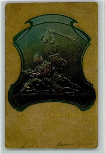 6370 Stans 1905 Prägedruck Jugendstil - Winkelrieddenkmal