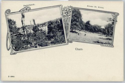 6330 Cham - Papierfabrik , Kloster