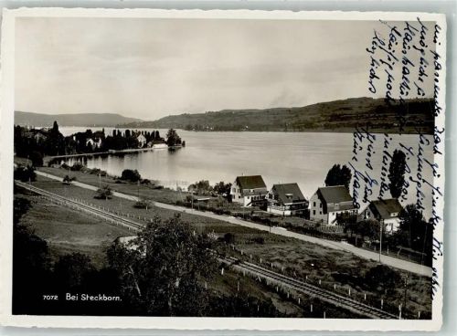 8266 Steckborn 1199 Foto AK Bahnpost Zug 57