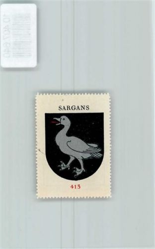 7320 Sargans - Vignette Wappen Kaffee Hag 1920-1940 Gans
