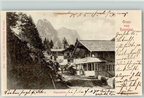 3860 Rosenlaui 1911 - Sägemühle