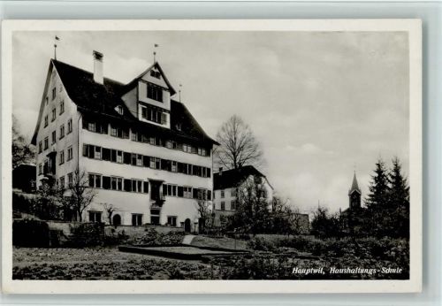 9213 Hauptwil 1930 Foto AK Haushaltungsschule, gute Erhaltung AK