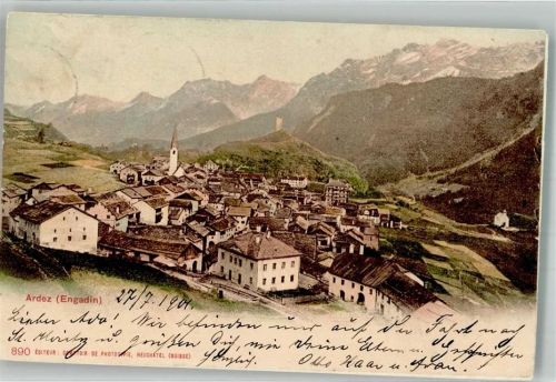 7546 Ardez 1901 Foto AK