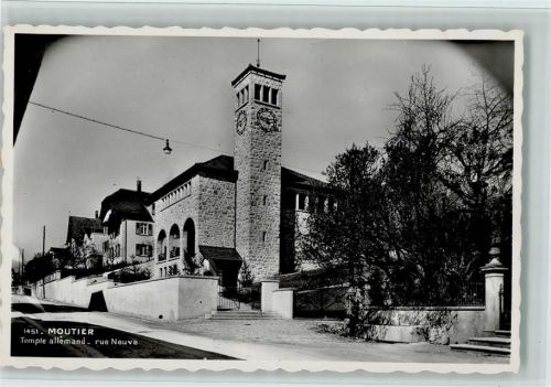 2740 Moutier - Temple allemand u. Rue Neuve
