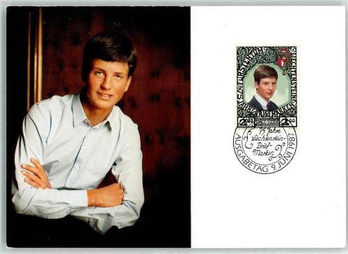 Prinz Alois von und zu Liechtenstein Ausgabe 9. Juni 1987 Adel Liechtenstein
