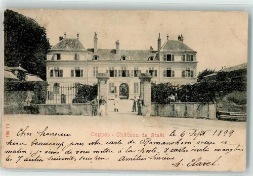 1296 Coppet 1899 Gebrauchsspuren Schloss Stael