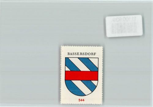 8303 Bassersdorf Baltenswil ZH - Vignette Wappen Kaffee Hag ca 1920-1940 Bassersdorf