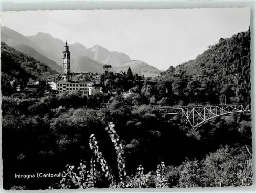 6655 Intragna 1961 - Eisenbahnbrücke