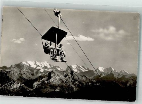 3803 Beatenberg 1949 Foto AK Seilbahn