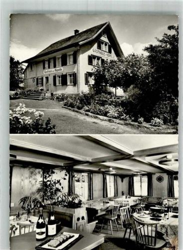 8717 Benken SG Foto AK Gasthaus zur Kapelle