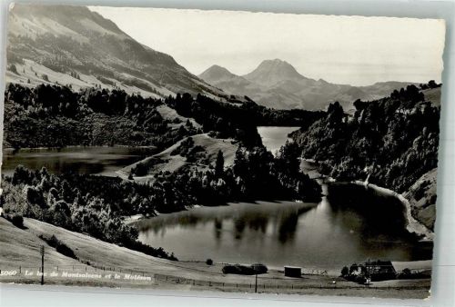1636 Broc Foto AK Lac de Montsalvens Stausee