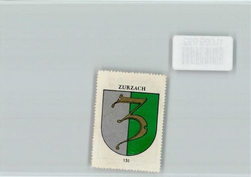 5330 Bad Zurzach - Vignette Wappen Kaffee Hag ca 1920-1940