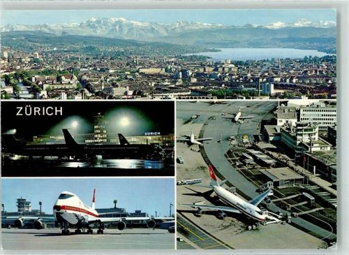 8000 Zürich - Flughafen Swissair Maschine