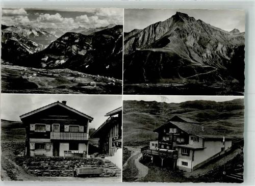 7428 Tschappina Foto AK Gasthaus Pension Alpenblick Ober-Tschappina