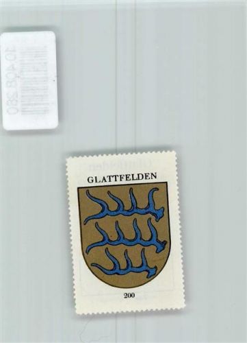 8192 Glattfelden - Vignette Wappen Kaffee Hag ca 1920-1940 Geweih