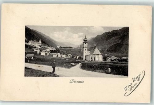 7180 Disentis Mustér 1909 - Kirche Moriz Maggi Ilanz