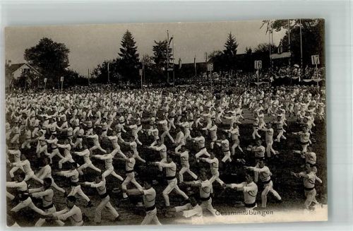3000 Bern Berne Foto AK Massenturnen Gesamtübungen