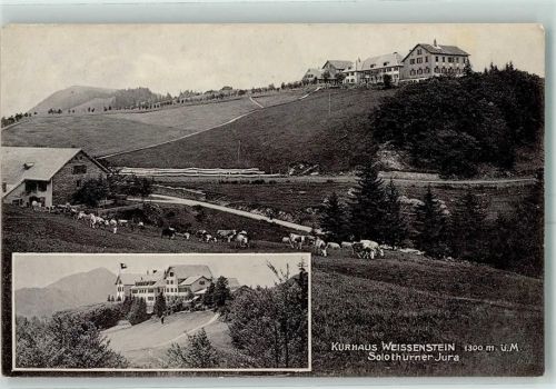 4515 Weissenstein b. Solothurn Gebrauchsspuren Kurhaus Weissenstein